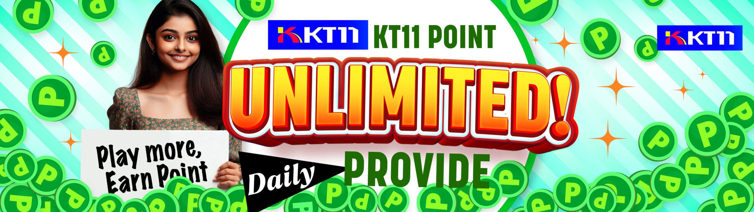 Unlimited KT11 Point Daily Provide - Play more, Earn Point